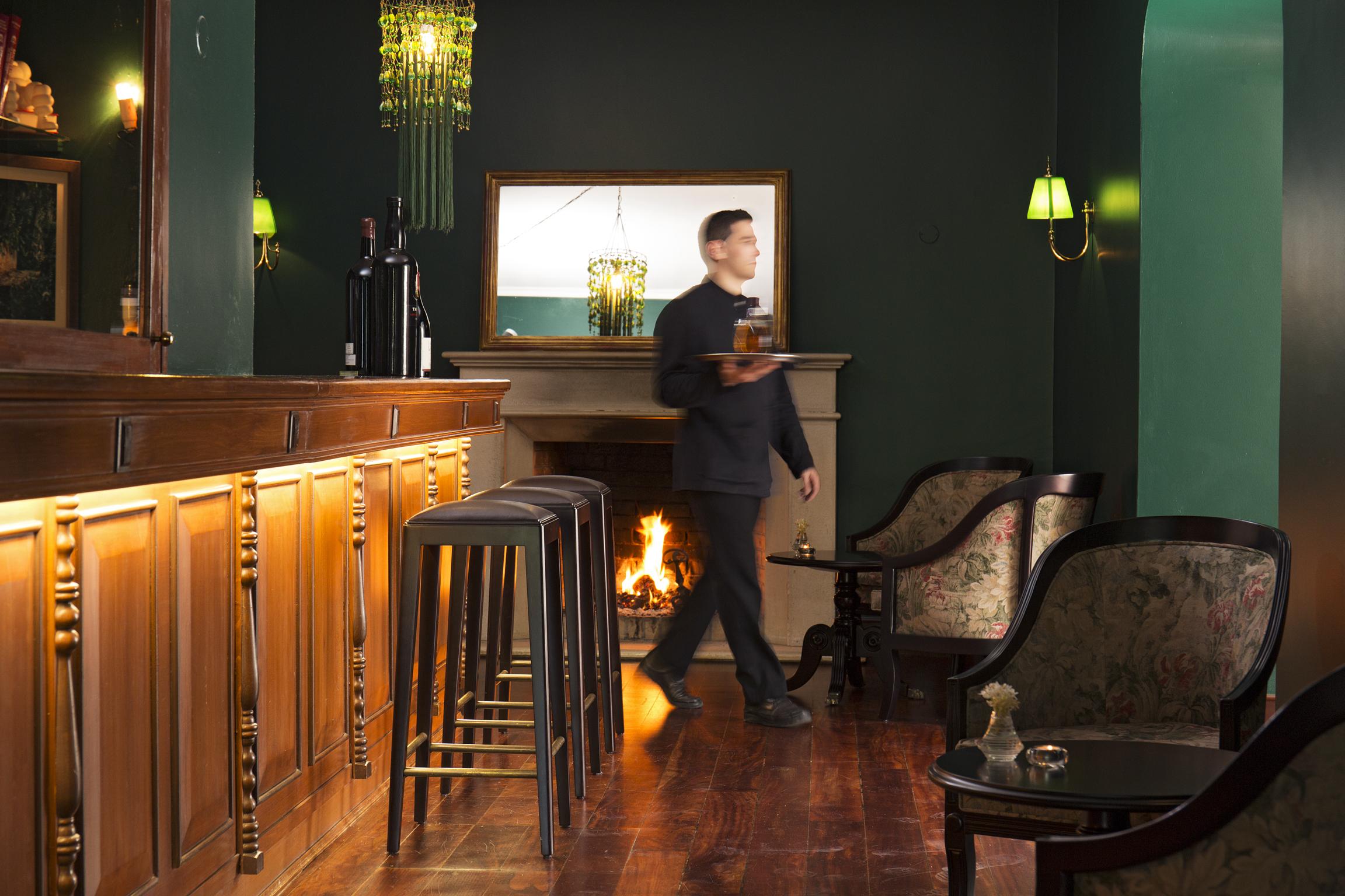 Hotel Quinta das Lagrimas - Small Luxury Hotels Coimbra Esterno foto The bar at the hotel