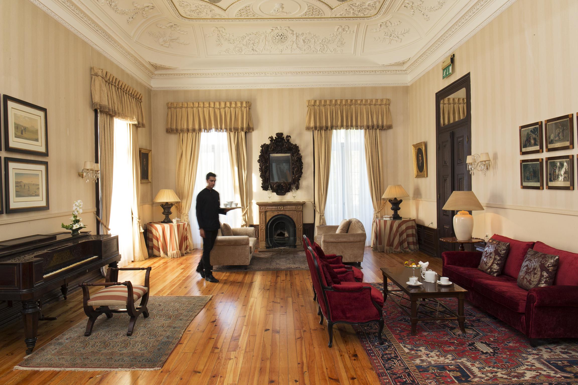 Hotel Quinta das Lagrimas - Small Luxury Hotels Coimbra Esterno foto The living room